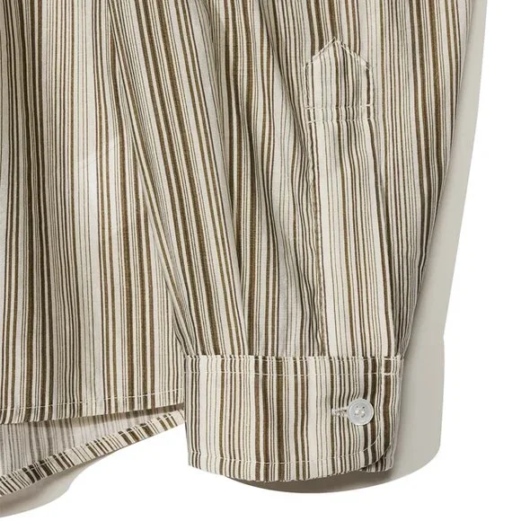 PARTIMENTO MEN’S STRIPED SHIRT RELAXED L NWOT